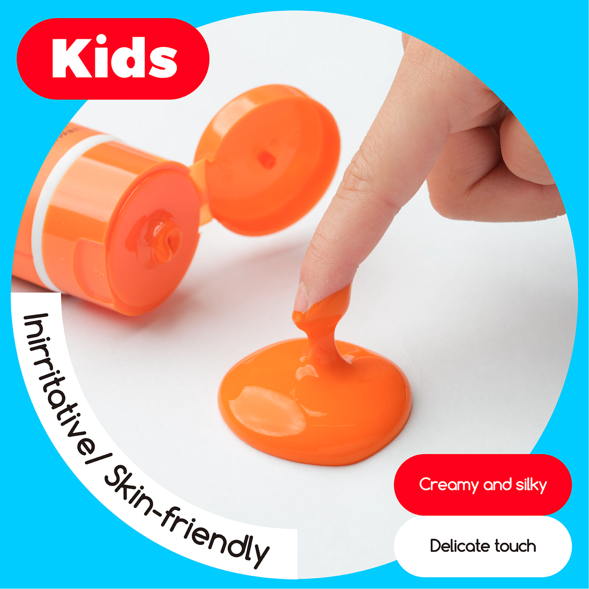 MEEDEN Kids Finger Paint Set 6 Colours