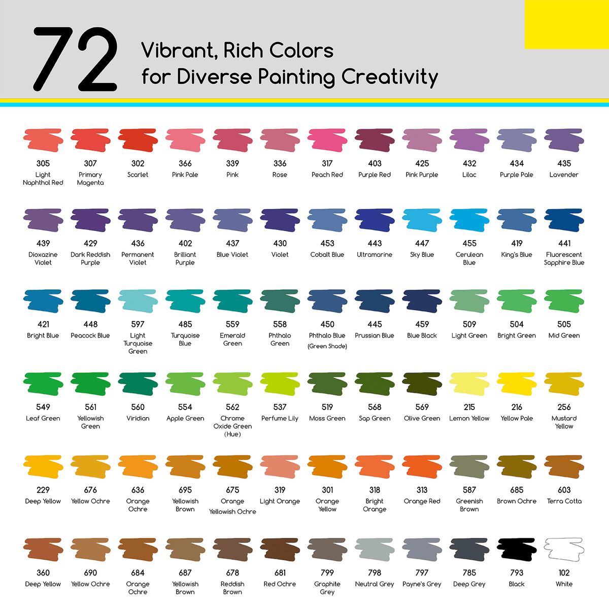 MEEDEN Acrylic Brush Marker Set