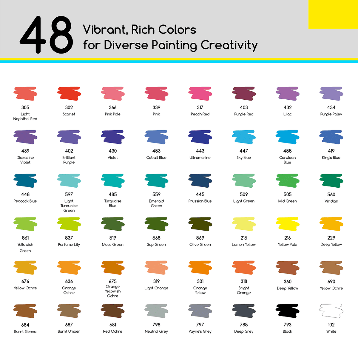 MEEDEN Acrylic Brush Marker Set