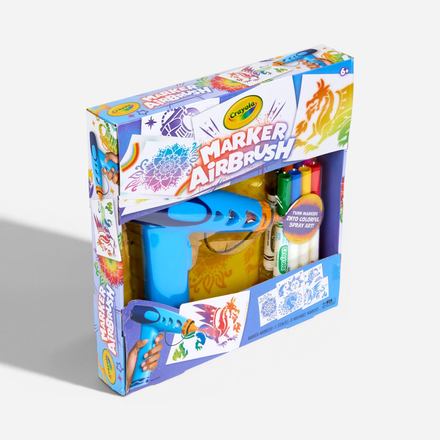 Crayola Marker Airbrush Set 6yo +