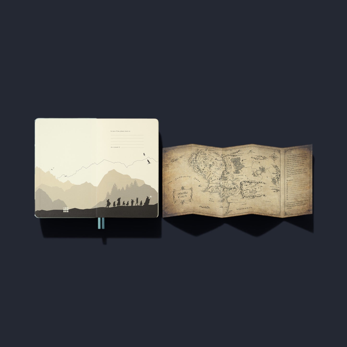 Moleskine x LotR Large Notebook - Lord of the Rings Aragorn