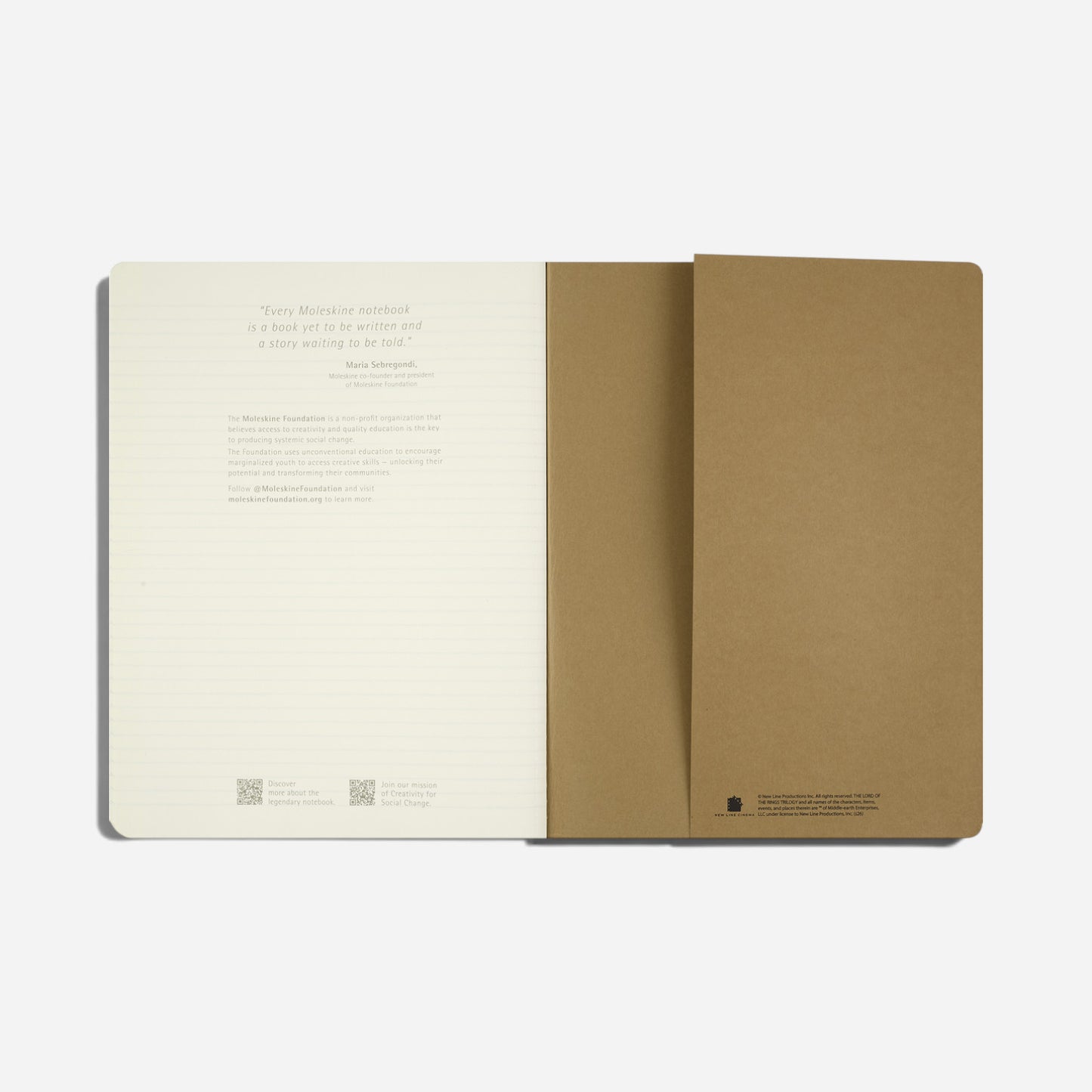 Moleskine x LotR Cahier XL Ruled Journal Set of 3