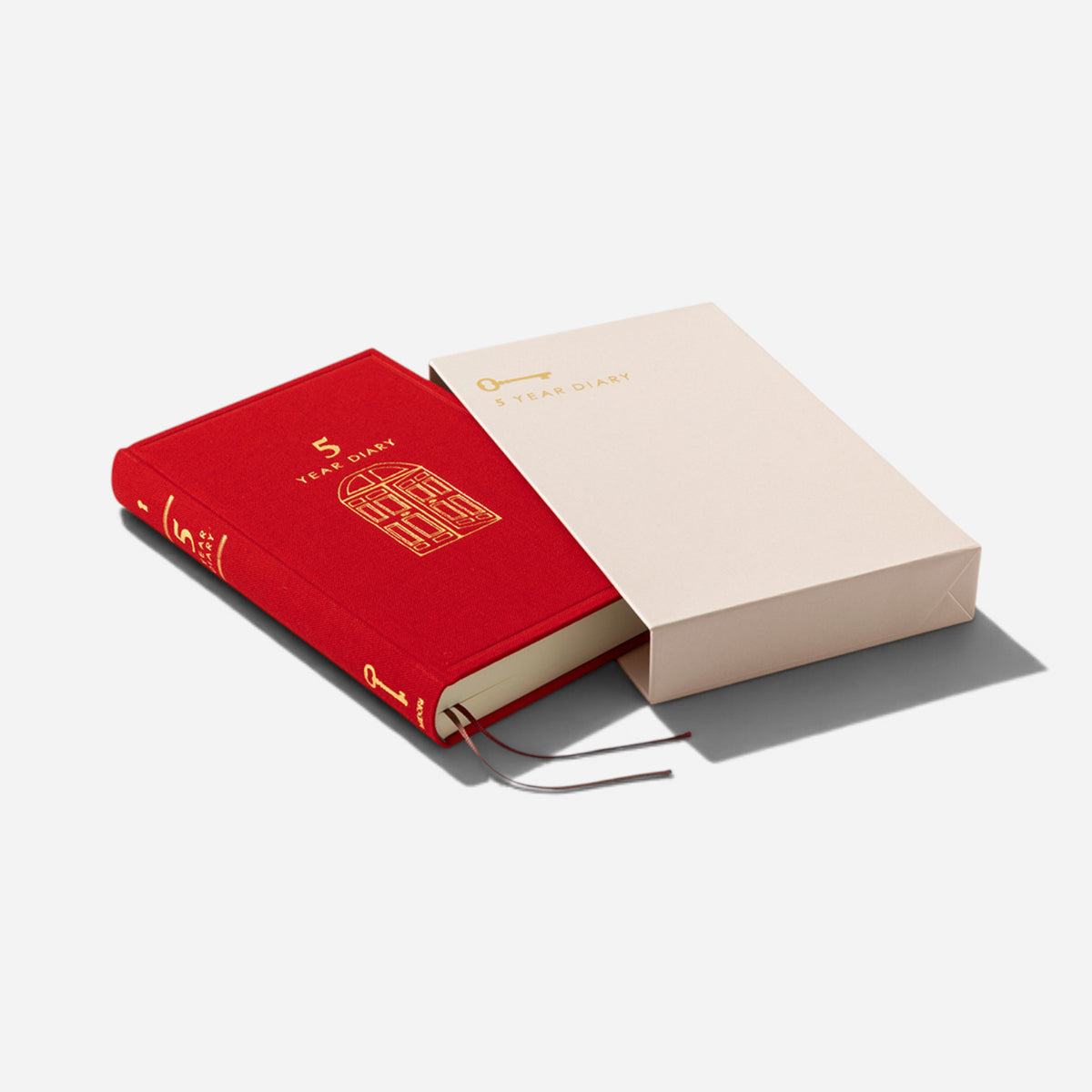 Midori® 5-Year Diary Hardback Gold Motif Gate