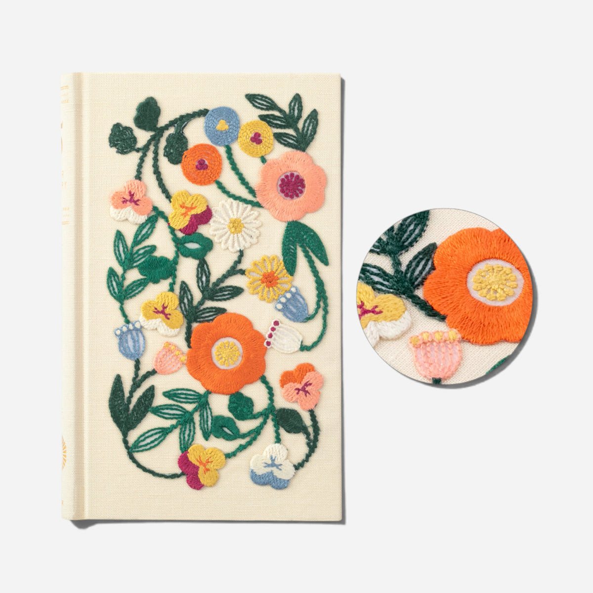 Midori® 5-Year Diary with Embroidered Cover