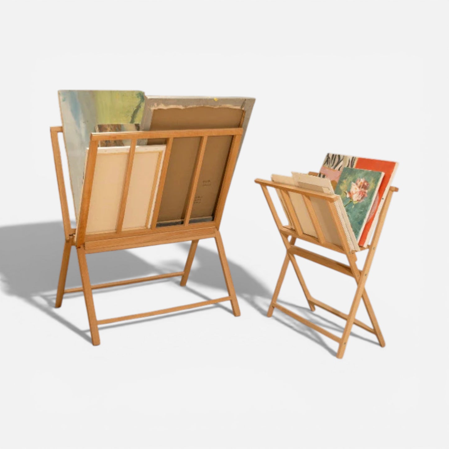 MEEDEN Large Foldable Wooden Art Rack