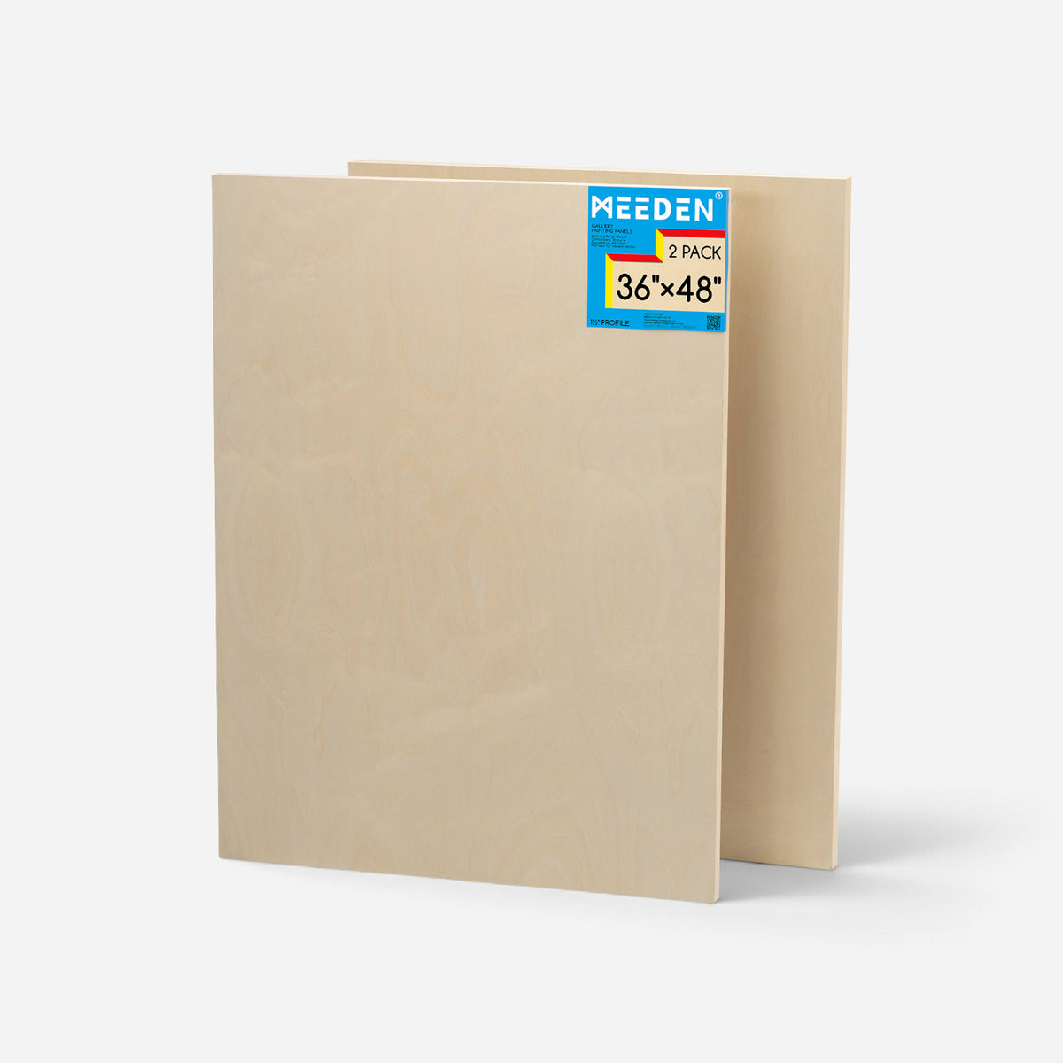 MEEDEN Thick Edge 'Gallery' Birchwood Painting Panels 2 PACK