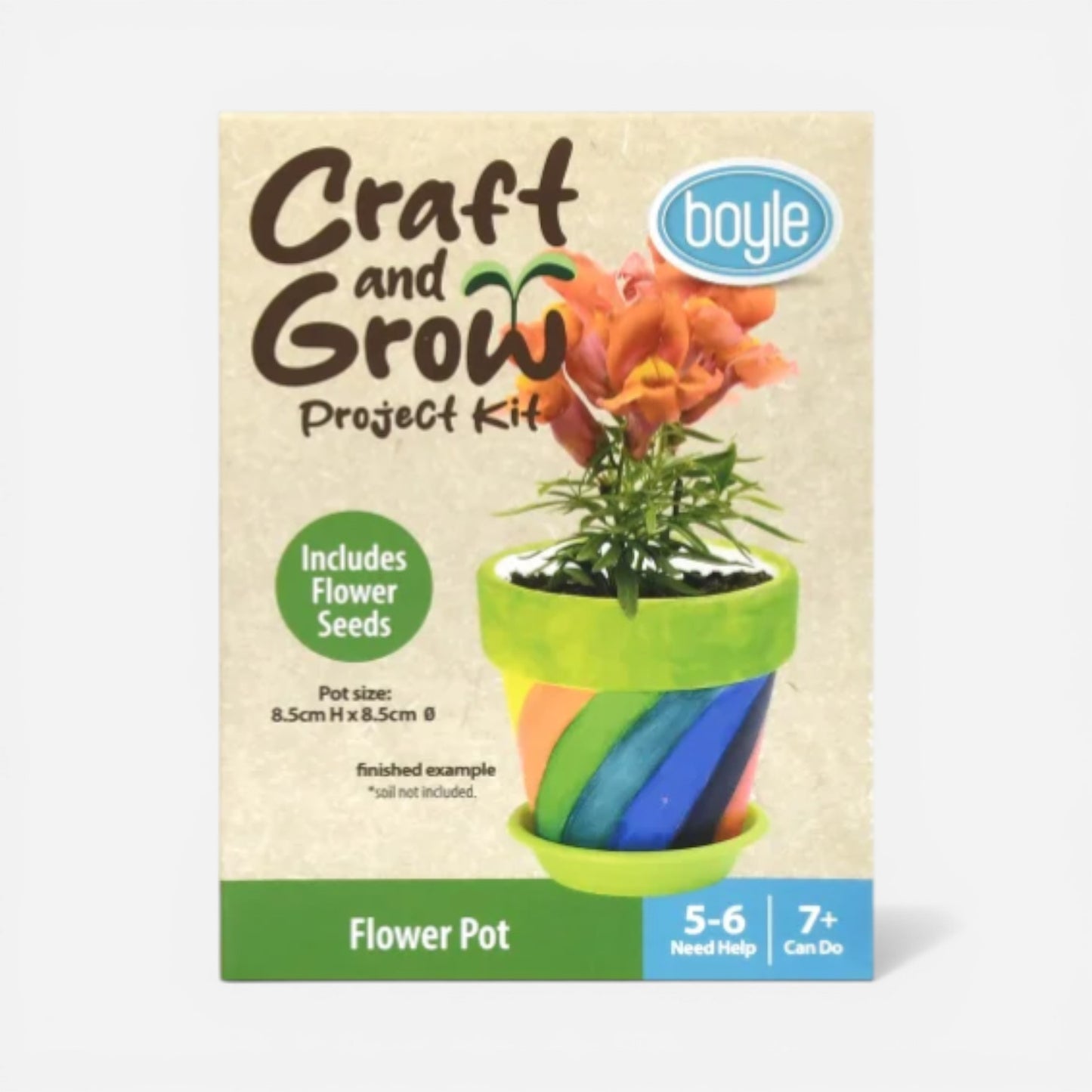 Boyle Craft & Grow Project Flower Pot