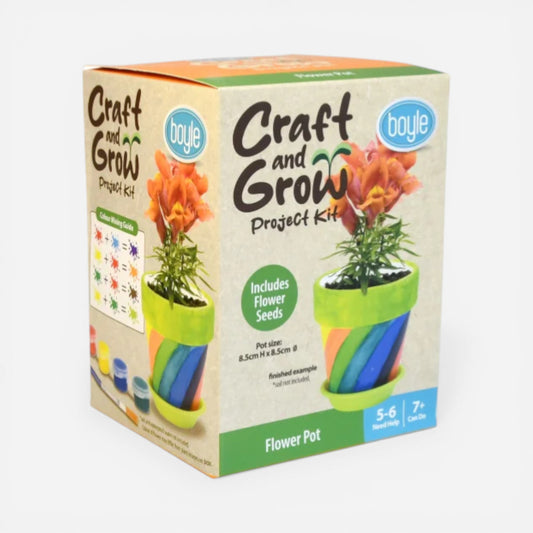Boyle Craft & Grow Project Flower Pot