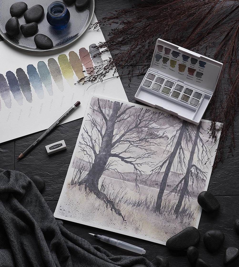 Derwent Graphitint Paint Pans