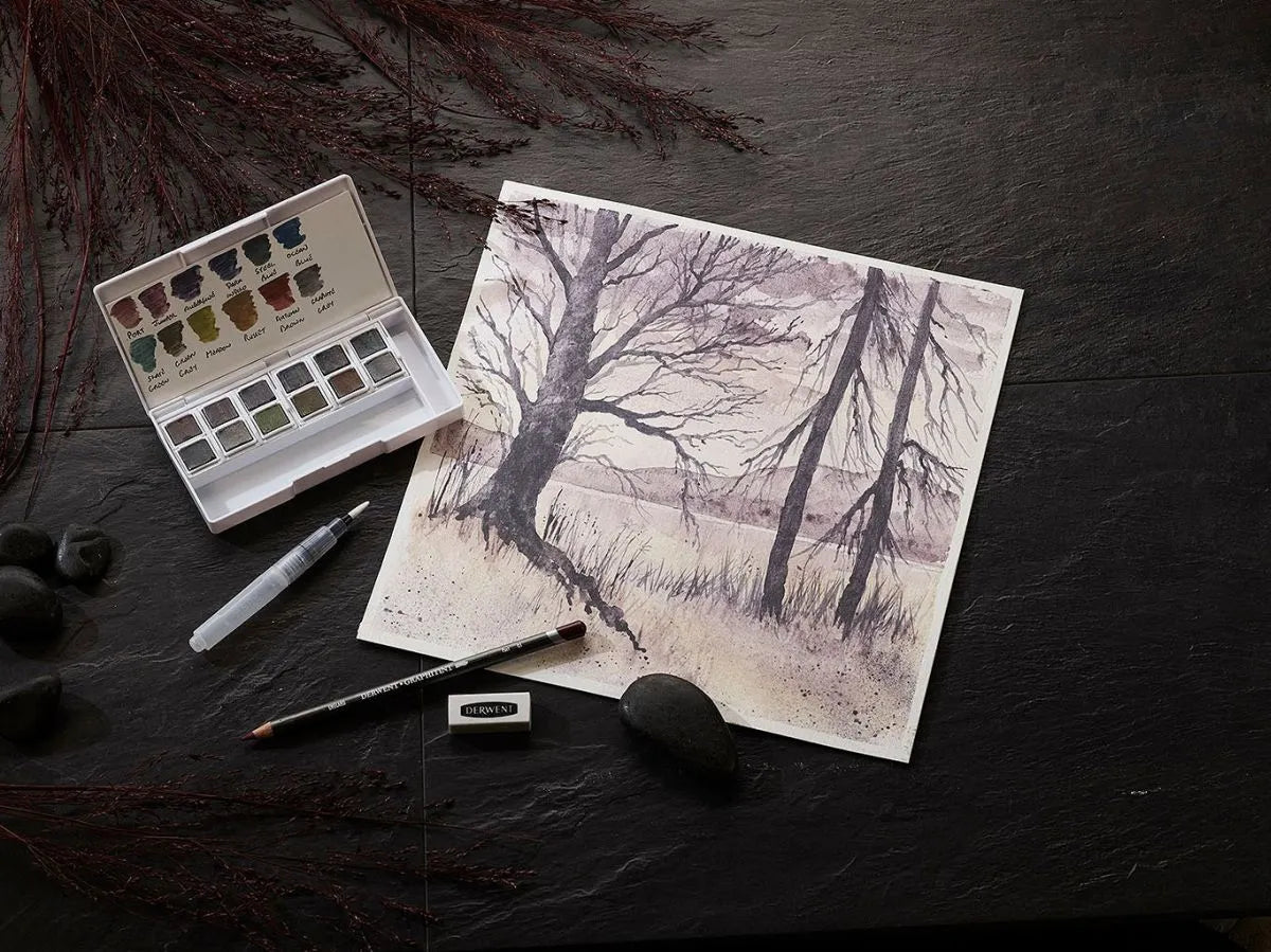 Derwent Graphitint Paint Pans