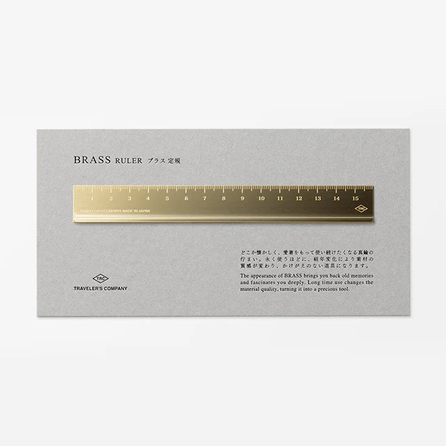 Traveler’s Co. Brass Ruler