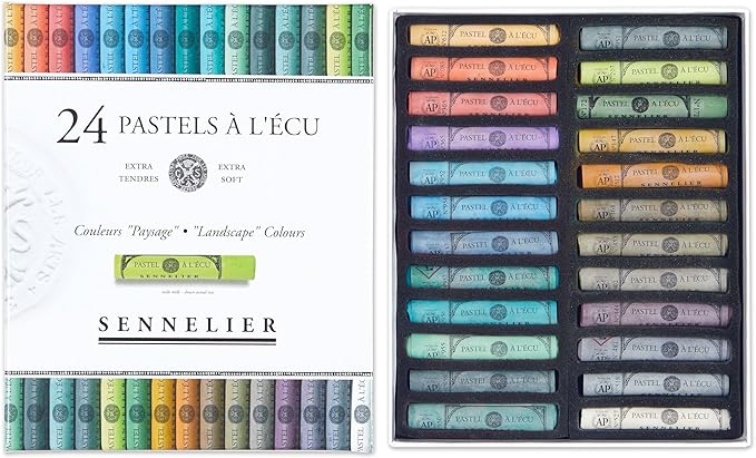 Sennelier L'Ecu Soft Pastels - 24 Landscape Set