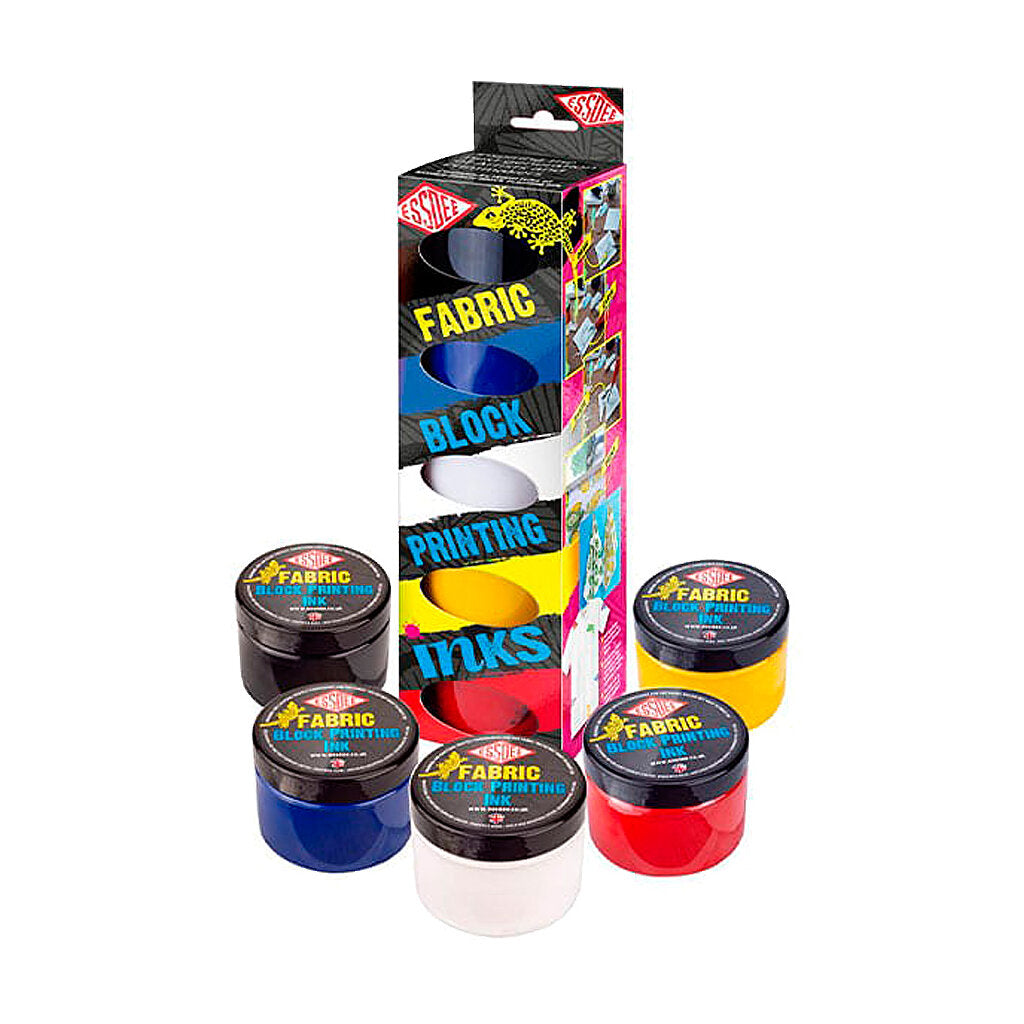 Essdee Fabric Block Printing Ink Set of 5