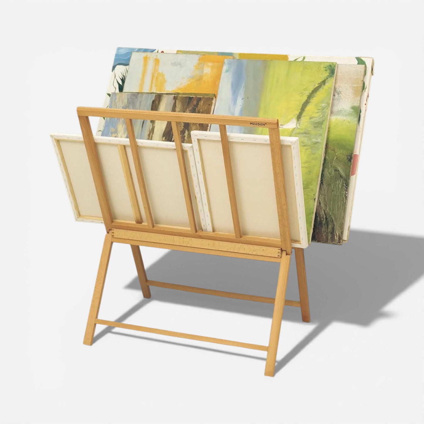 MEEDEN Large Foldable Wooden Art Rack