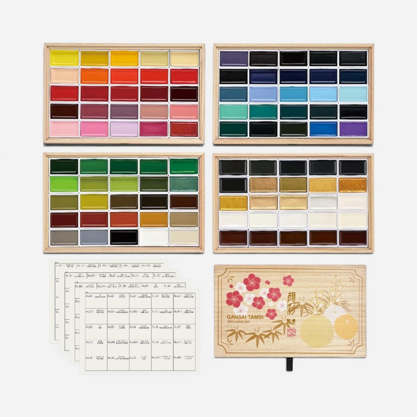 Kuretake GANSAI TAMBI 100 Limited Edition Watercolour Set #4