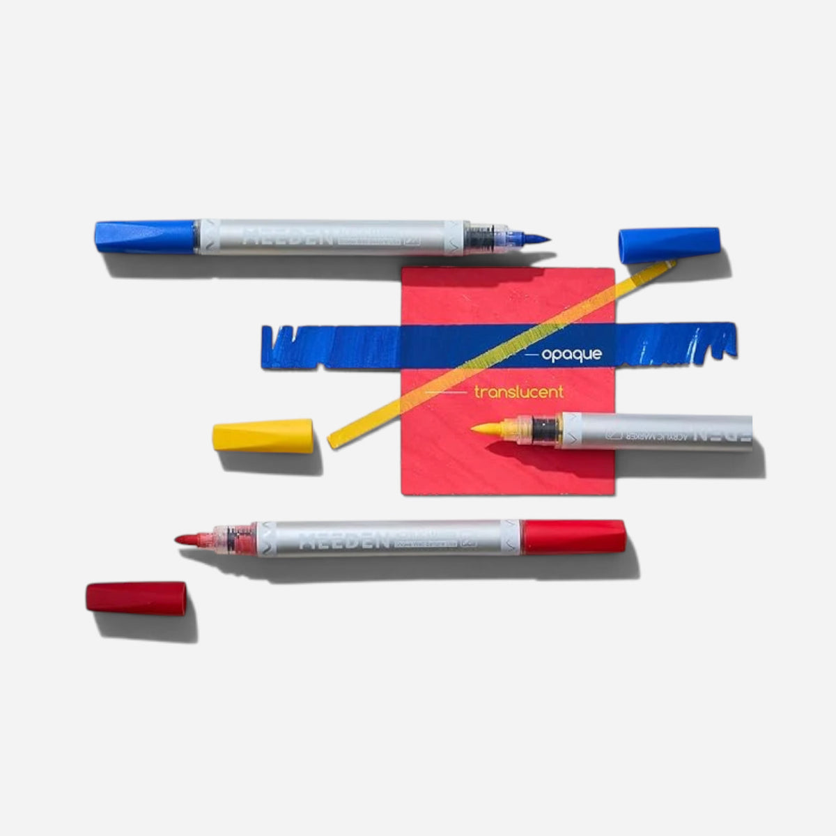MEEDEN Acrylic Dual-Tip Marker Set in Carry Case