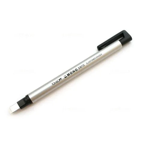 Tombow MONO Zero Mechanical Eraser Silver - Rectangle