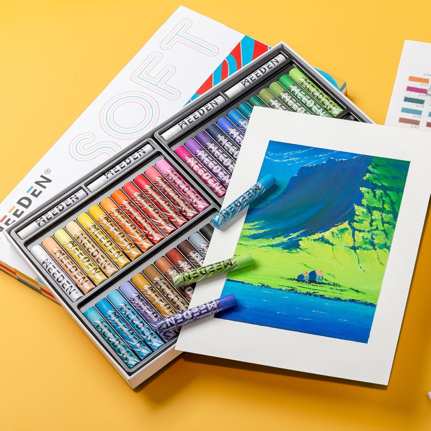 Meeden Soft Oil Pastels Set of 48+4