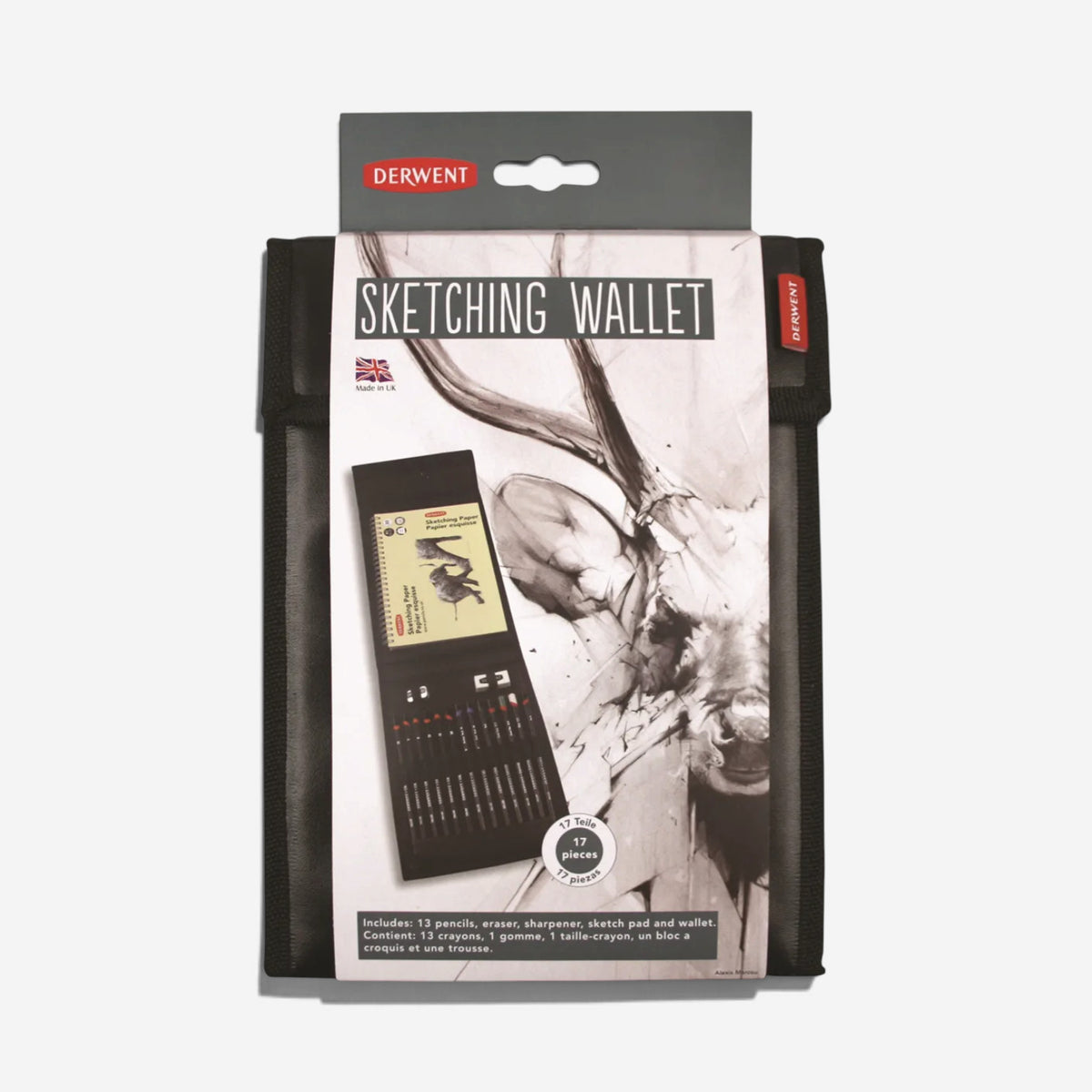 Derwent Sketching Wallet 17 pcs Set