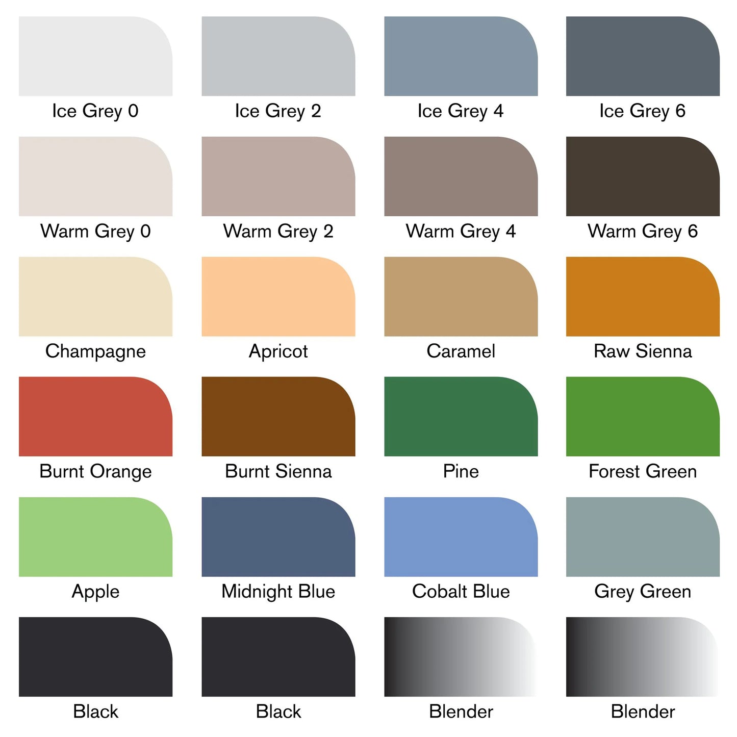 Winsor & Newton Promarker™ Set of 24+1 Architectural Tones