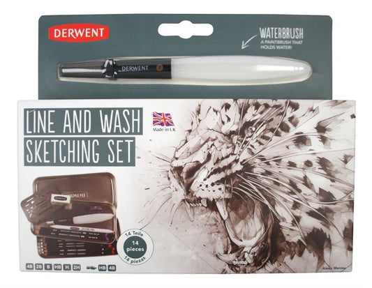 Derwent Line and Wash Sketching Set