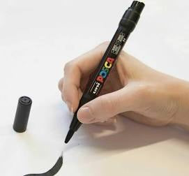 Uni POSCA Marker Pen Brush Tip