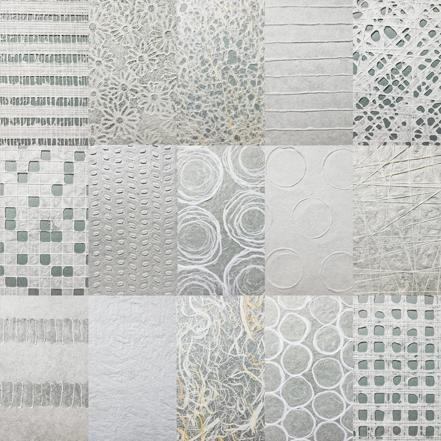 Kozo Studio Mulberry Paper A4 Texture Treasure Pack 15
