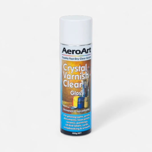AeroArt Crystal Clear Fast-Drying Spray Varnish