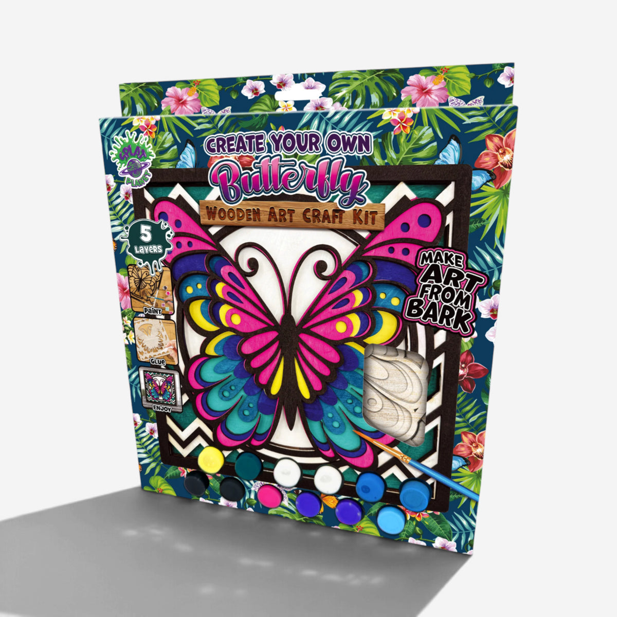 Splat Planet Wooden Art Craft Kit
