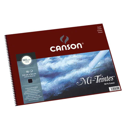 Canson Mi-Teintes® Pastel 160g pad - Black sheets