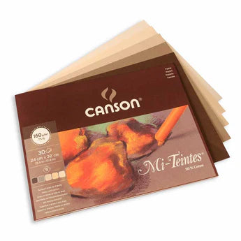 Canson Mi-Teintes® Pastel 160g pad - Earths