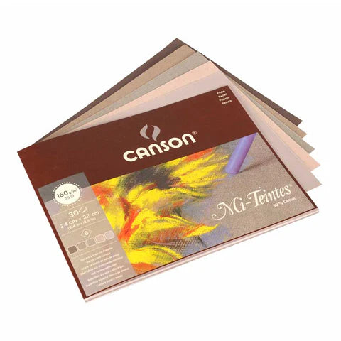 Canson Mi-Teintes® Pastel 160g pad - Greys