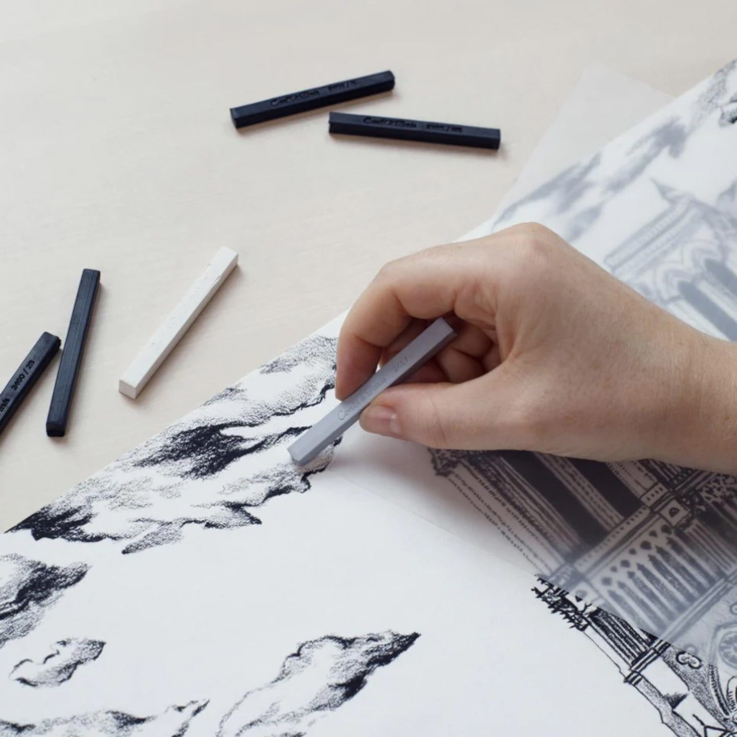 Conté® Carre Crayon Sticks