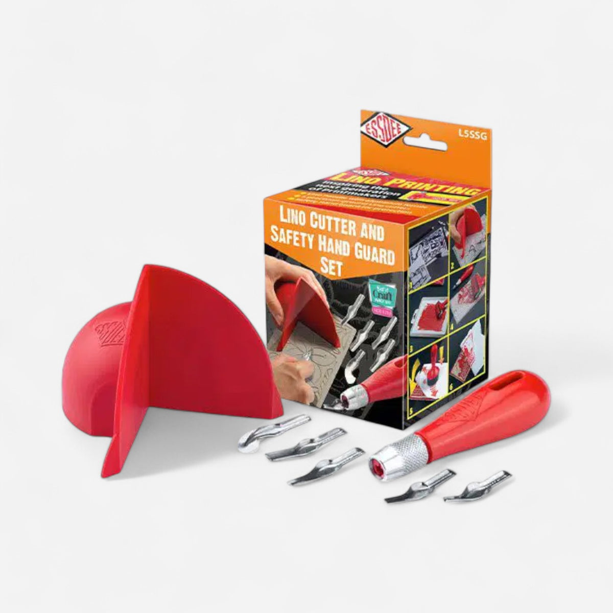 Essdee Lino Cutter & Hand Guard Set – Queenstown Art Supplies