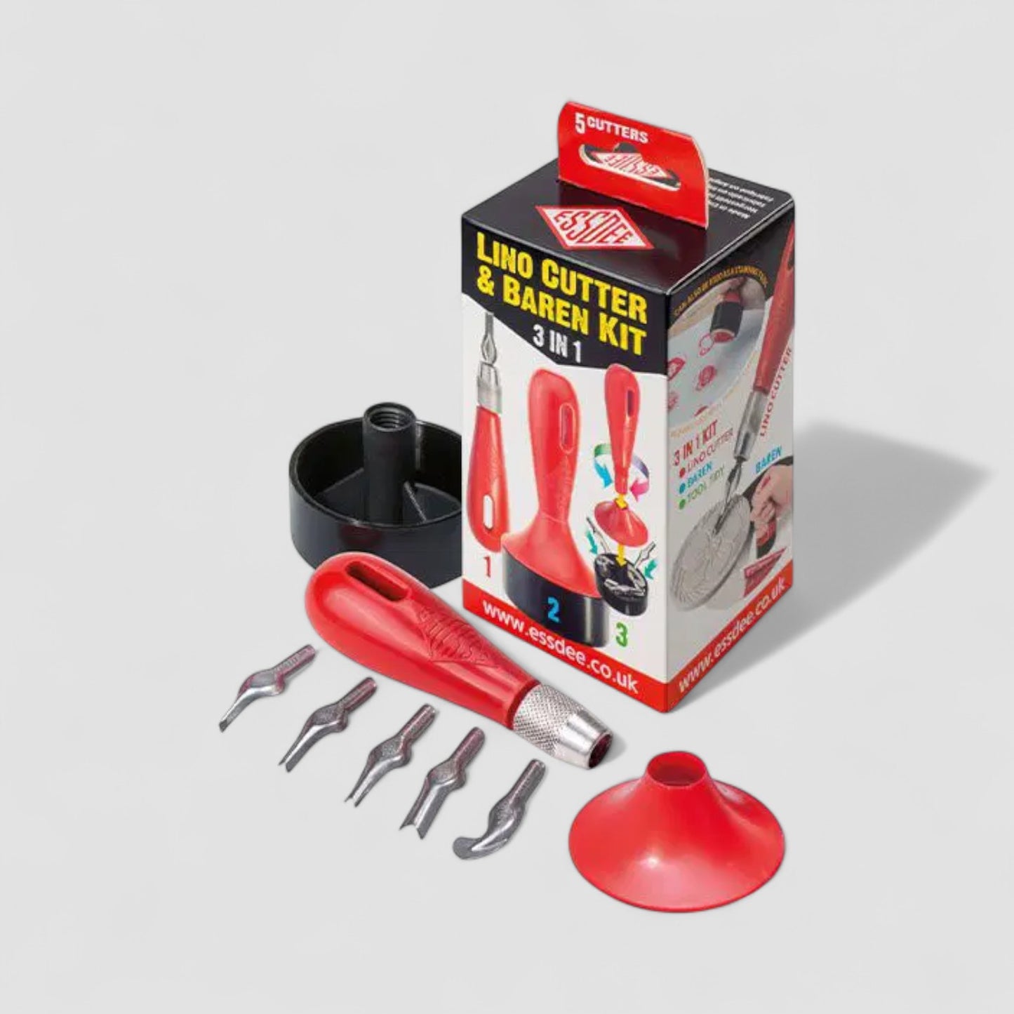 Essdee Lino Cutter and Baren Kit Set