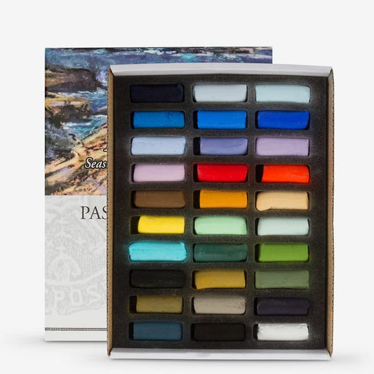 Sennelier L'Ecu Soft Pastels - Half Pastel 30 Seaside Set