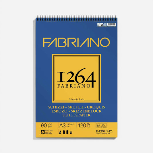 Fabriano 1264 Schizzi Spiral Sketch Paper Pad