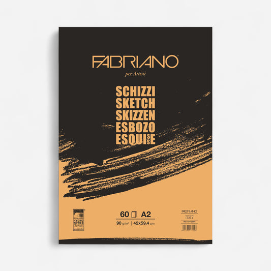 Fabriano Schizzi Large Format Sketch Paper Pad 60sheets
