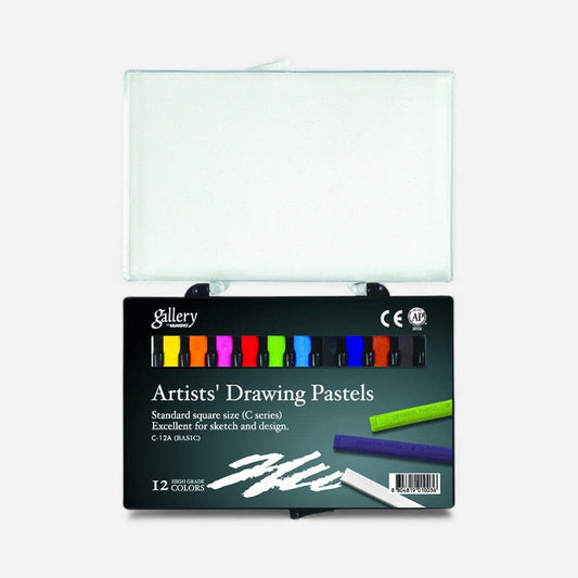 Gallery Artists' Drawing Pastel Set - Set of 12 Colours