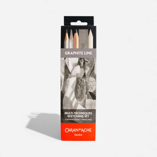 Caran d'Ache Graphite Line Sketching Set 11pce