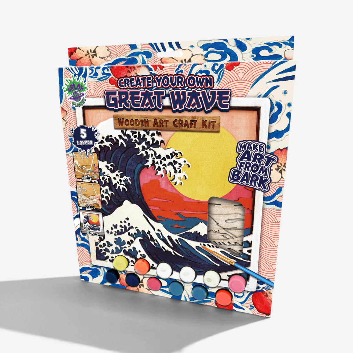 Splat Planet Wooden Art Craft Kit
