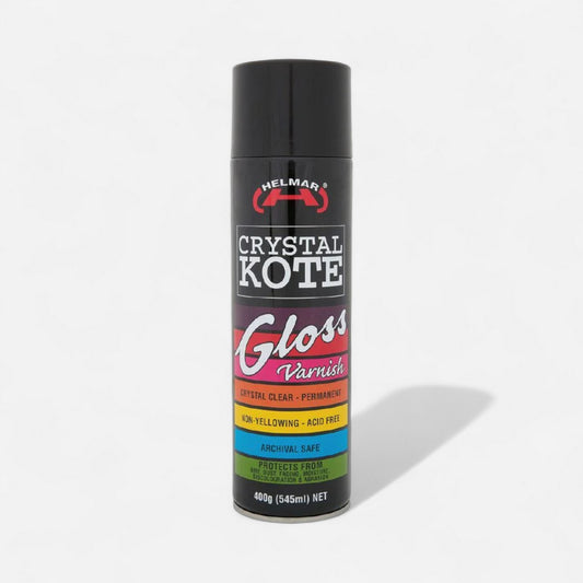 Helmar Crystal Kote Varnish Spray - Gloss