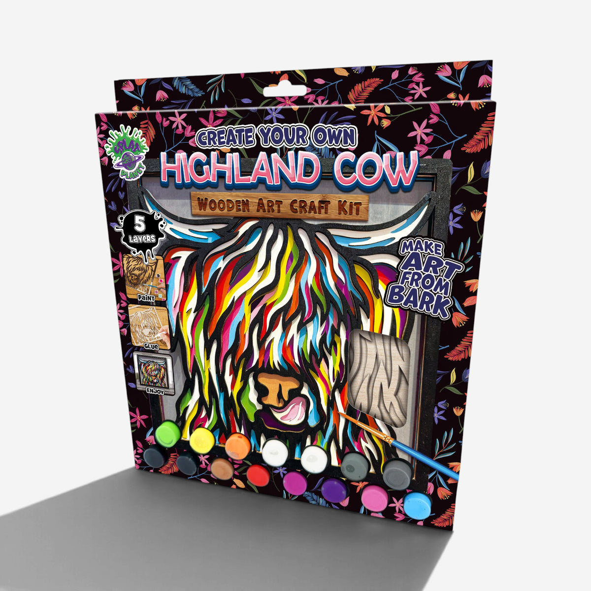 Splat Planet Wooden Art Craft Kit