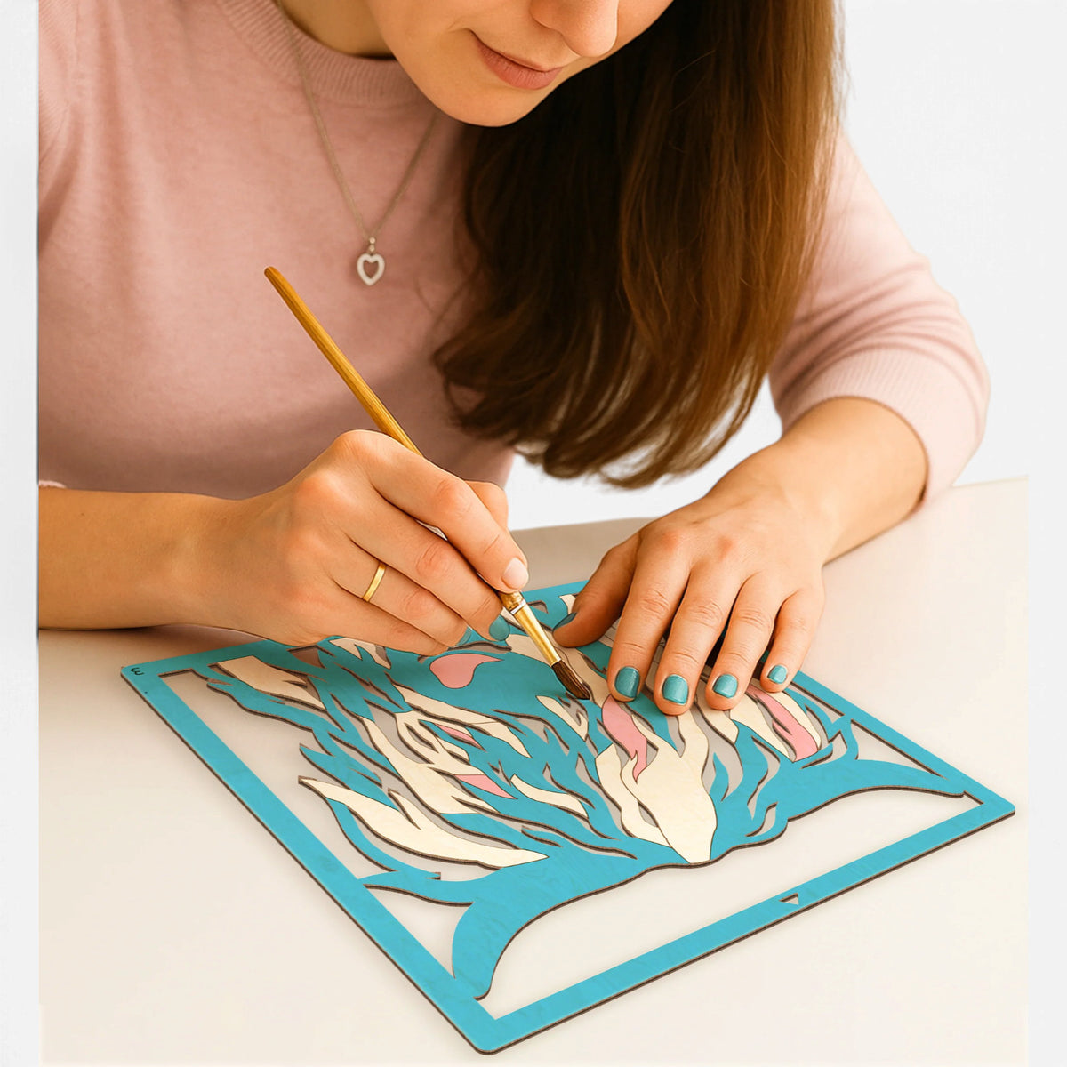 Splat Planet Wooden Art Craft Kit