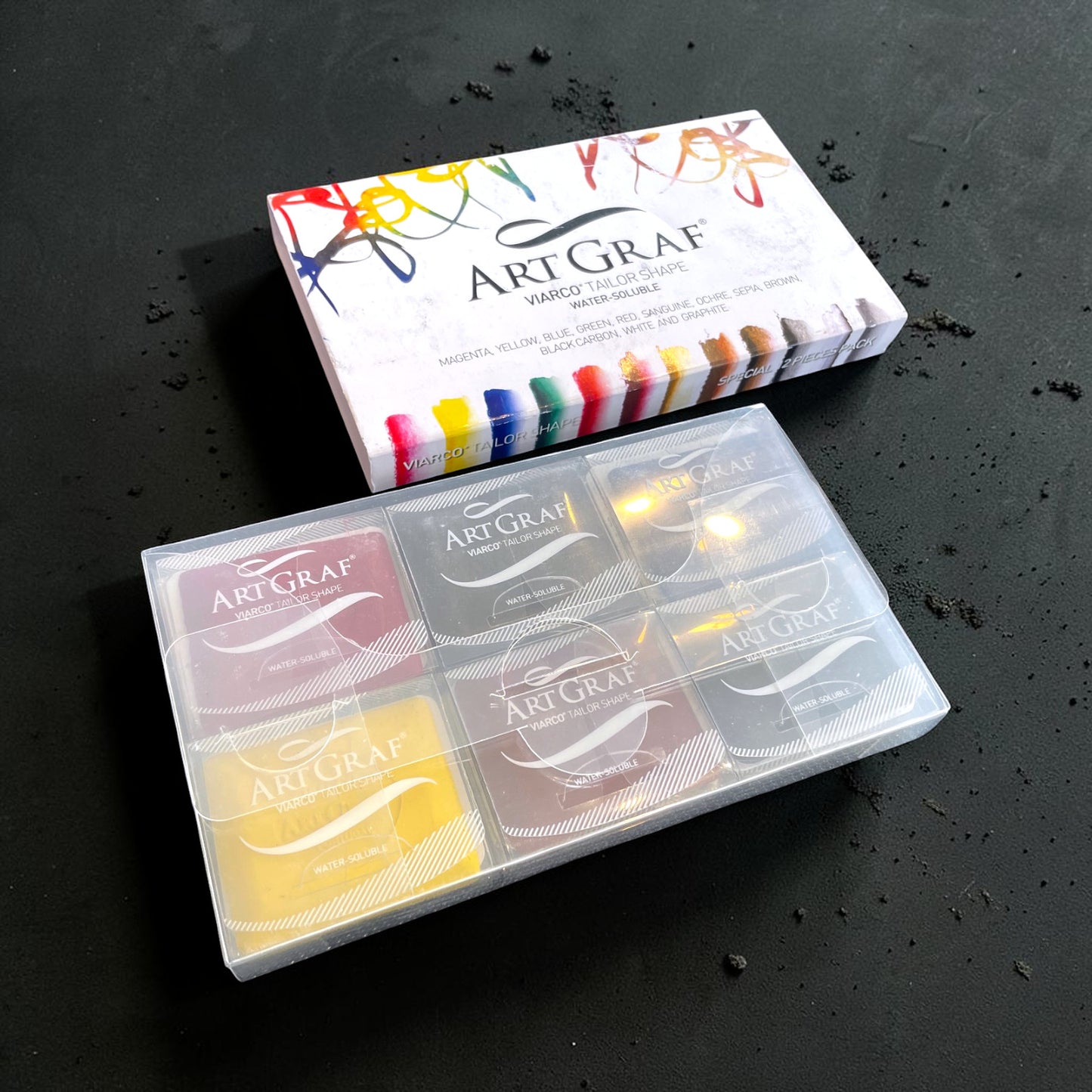 ArtGraf Tailor Shape Carbon Disc Set 12 Colours