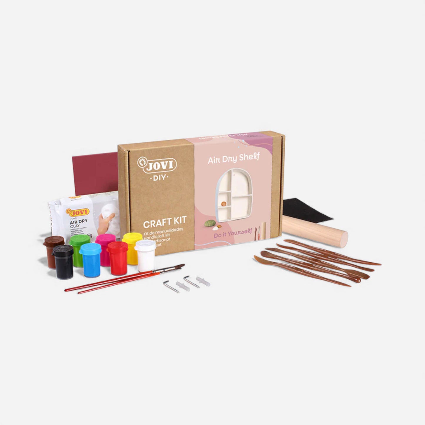 Jovi DIY Pottery Clay Kit - Air-Dry Shelf