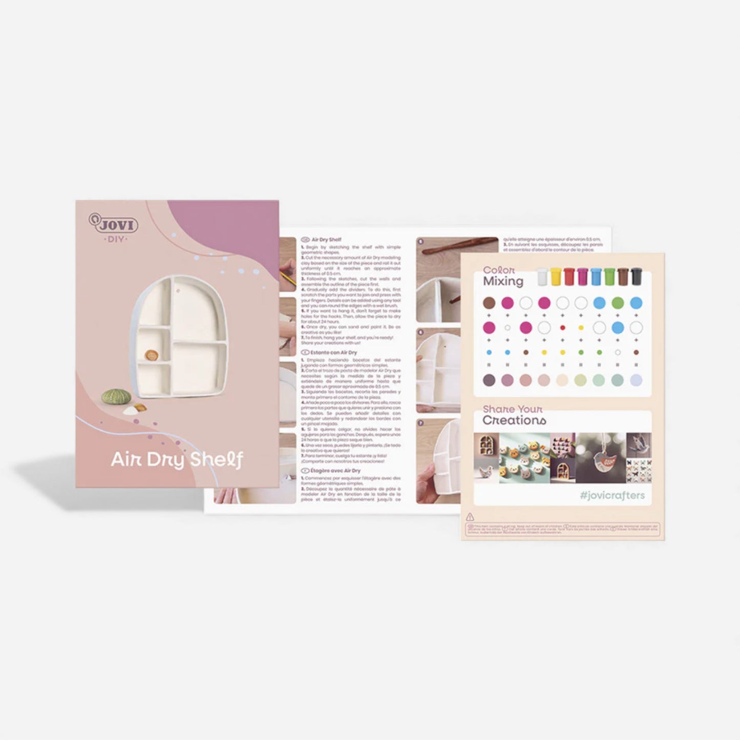 Jovi DIY Pottery Clay Kit - Air-Dry Shelf