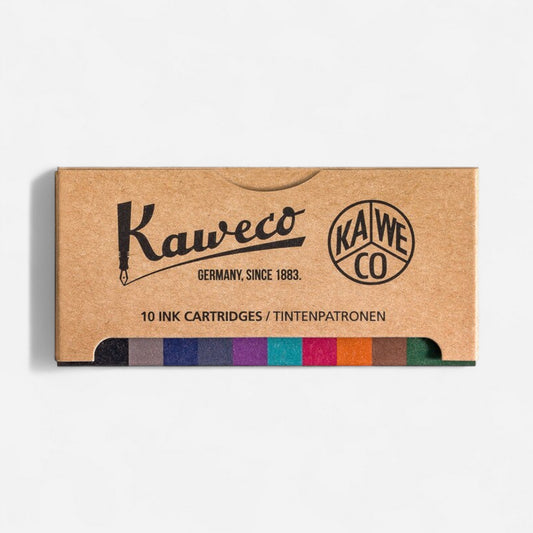 Kaweco Fountain Pen Ink Cartridges 10 Colours MIX