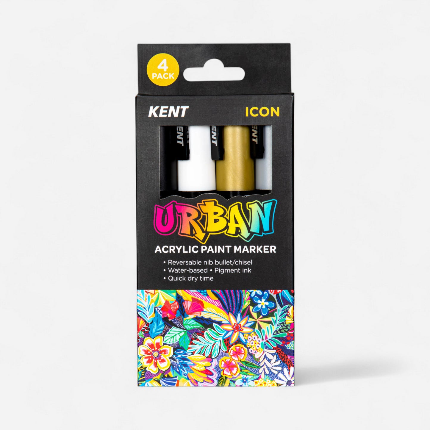 Kent Urban Acrylic Paint Marker Set 4