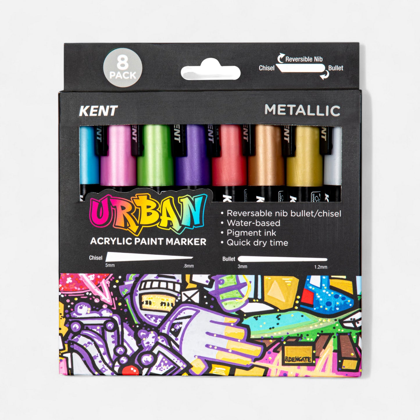 Kent Urban Acrylic Paint Marker Set 8